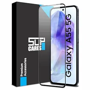SupCares Military-Grade Gorilla Tempered Glass Screen Protector For Samsung Galaxy A35 and Samsung Galaxy A55 (6.6 Inch)