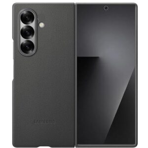 CRUPED Ultra Hybrid for Samsung Galaxy Z Fold 7 Kindsuit Leather Phone Case/Cover (Black)